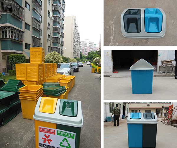 采購玻璃鋼戶外垃圾桶，認(rèn)準(zhǔn)欣方圳垃圾桶廠家