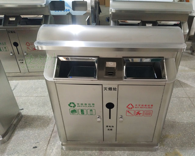 戶外不銹鋼分類(lèi)果皮箱遠(yuǎn)銷(xiāo)湖南株洲廣告公司