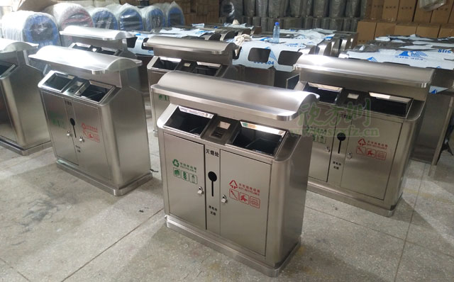 戶外不銹鋼分類(lèi)果皮箱遠(yuǎn)銷(xiāo)湖南株洲廣告公司