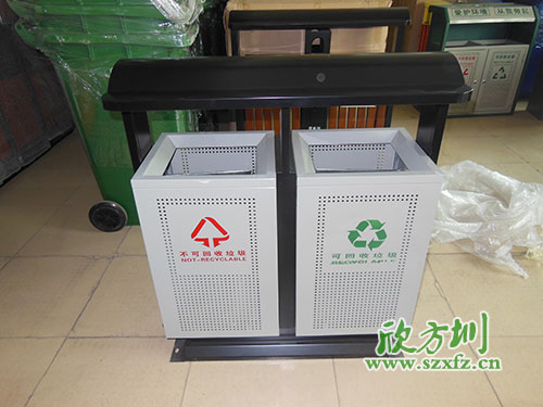 貴陽物業(yè)戶外鋼板沖孔垃圾桶，客戶的二次選擇。