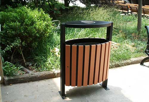 發(fā)貨廣州從化區(qū)，再獲好評(píng)的鋼木垃圾桶廠家