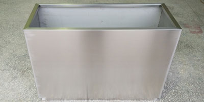 不銹鋼長(zhǎng)方形花箱廠(chǎng)家生產(chǎn)圖