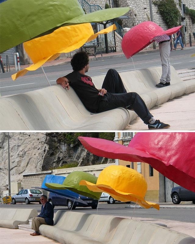 童趣創(chuàng)意設(shè)計(jì)七彩戶外休閑椅，能遮陽擋雨