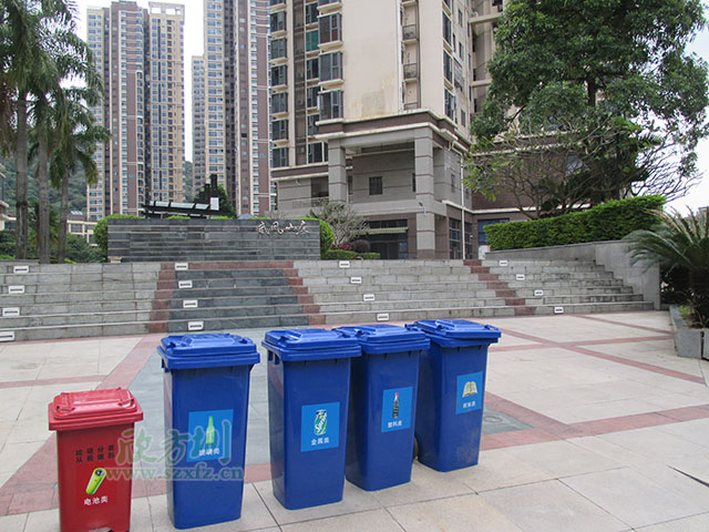 欣方圳塑料垃圾桶 引導(dǎo)樂(lè)山居民分類生活