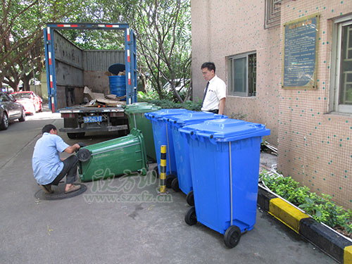 新增塑料分類垃圾桶！牛市東西路“美顏”